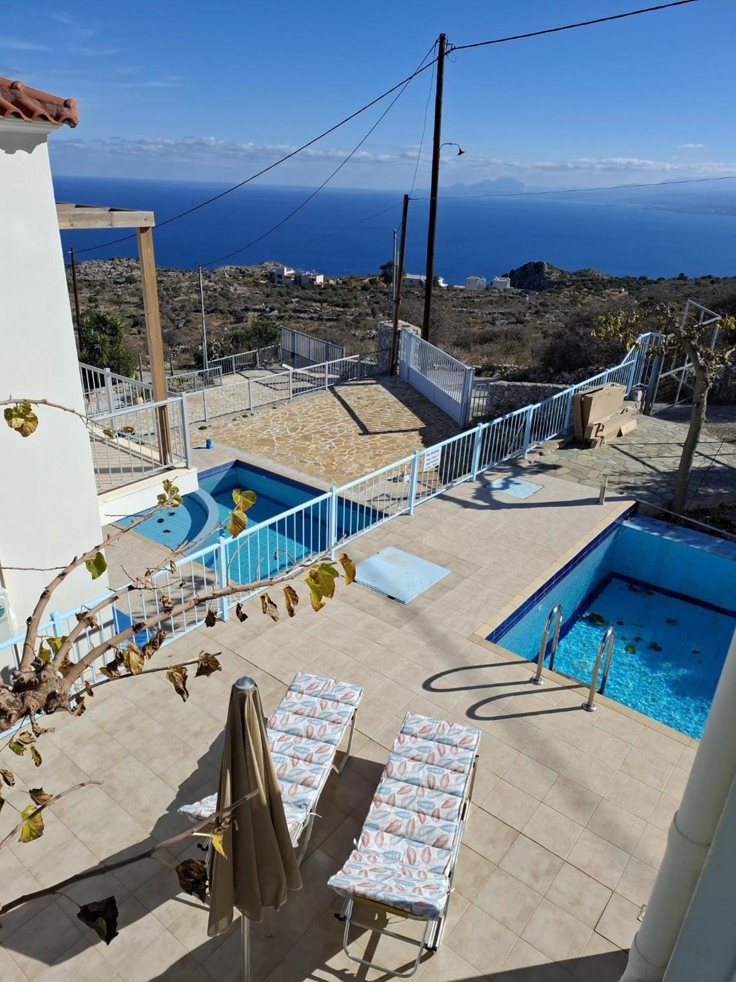 Breathtaking Sea And Mountain Views Villa Kefalas Exterior photo