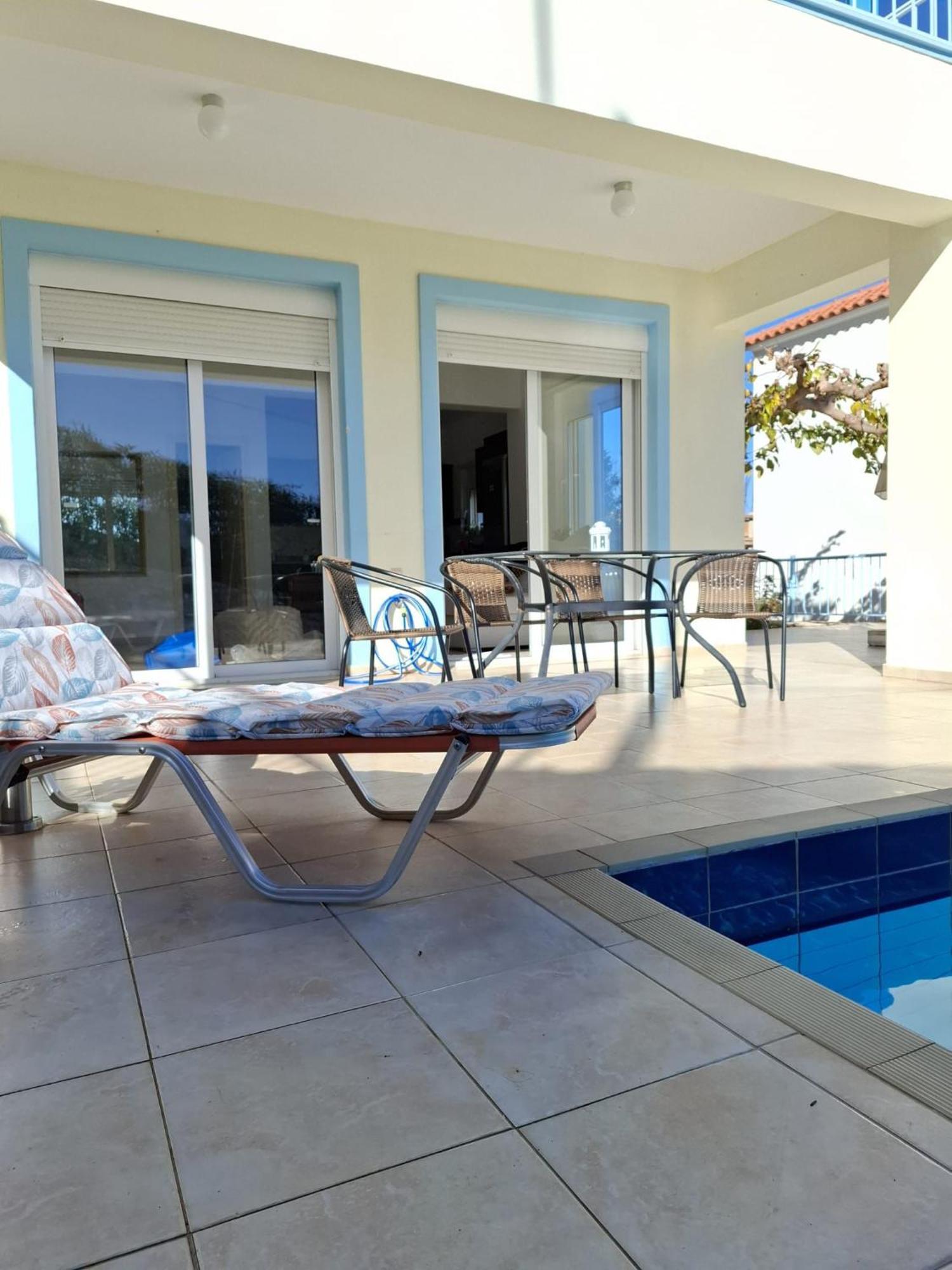 Breathtaking Sea And Mountain Views Villa Kefalas Exterior photo